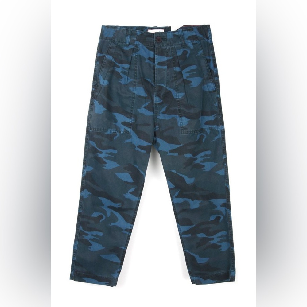 Nwt sundry camo pocket pant in blue mineral wash